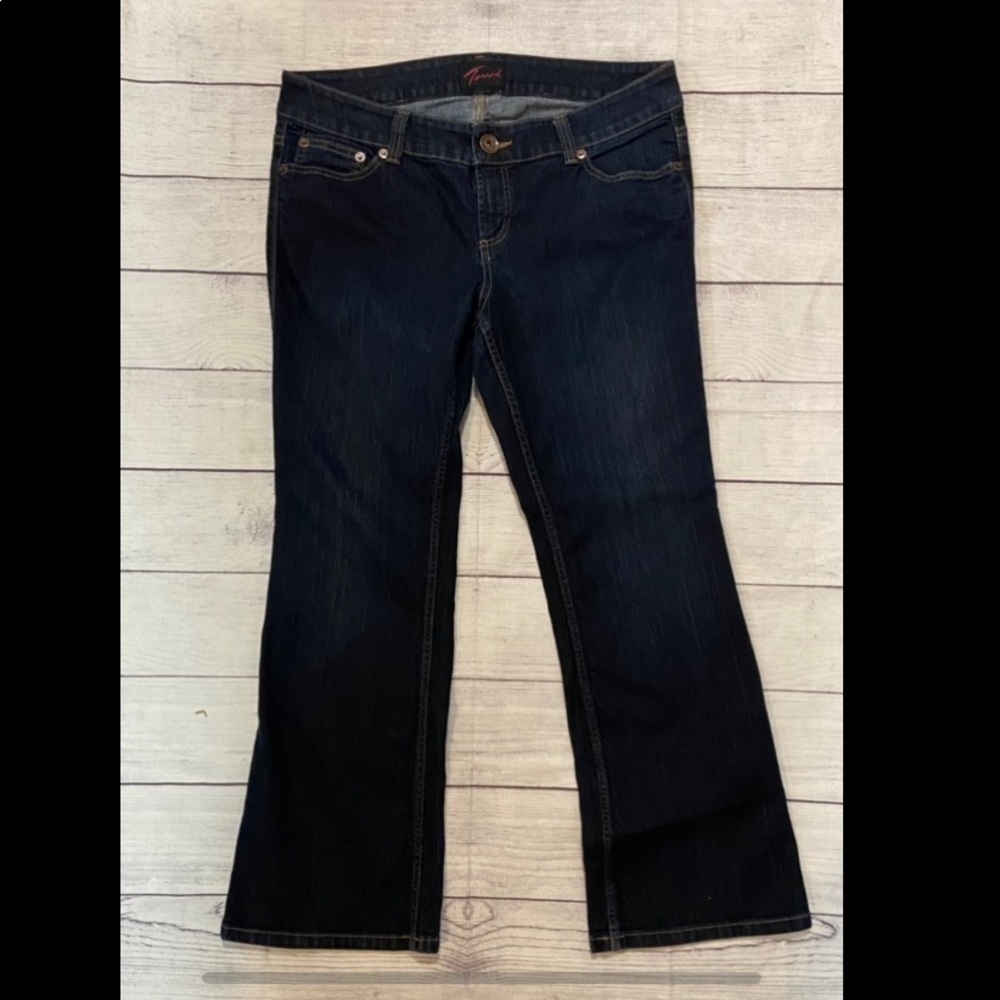 Torrid Boot Cut Jeans Plus Size 38x30 Dark Wash